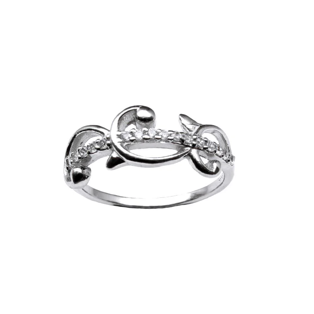 Daily wear Real Sterling Silver White CZ Women Finger Ring