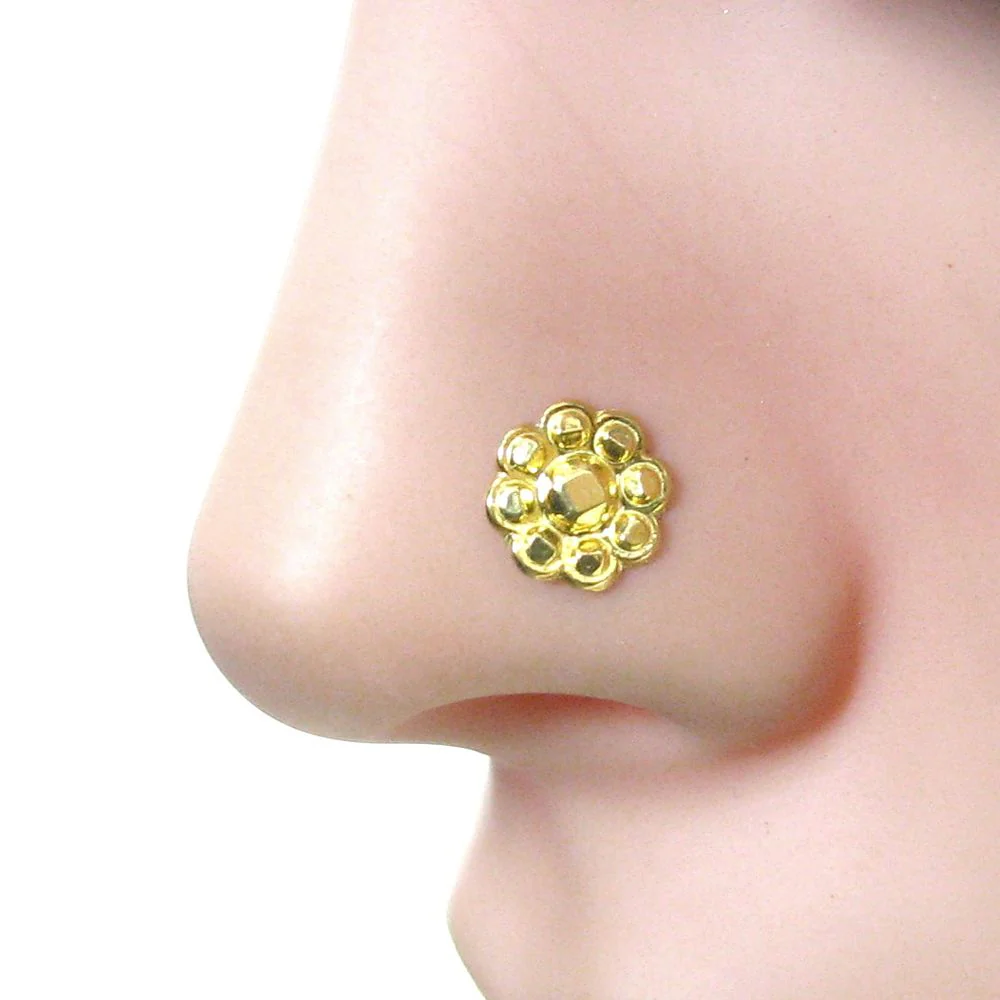 Dainty bloom nose bone push pin - Image 3