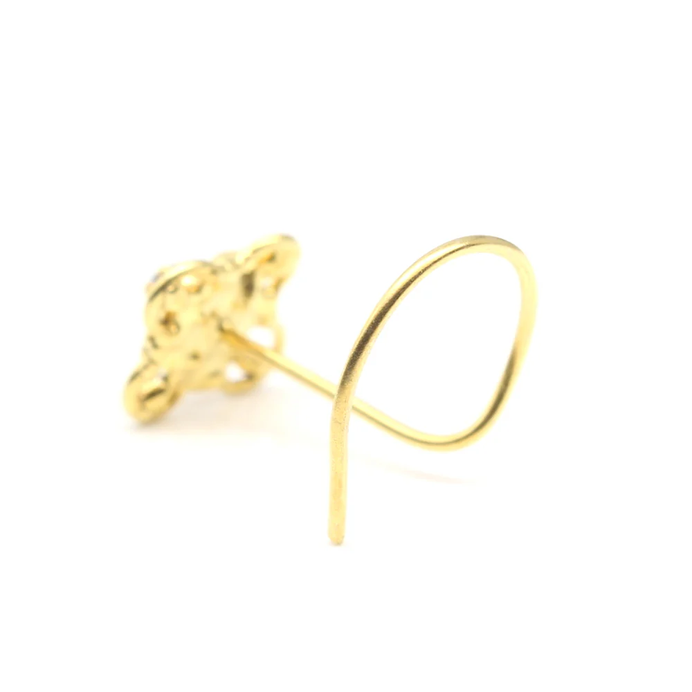 Dainty square nose stud - Image 3