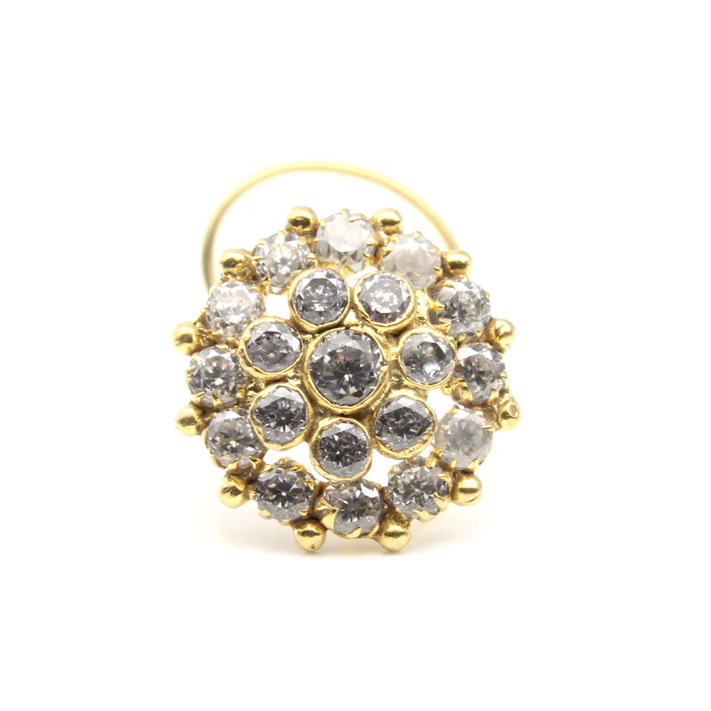 Daisy bloom statement nose pin - Image 2