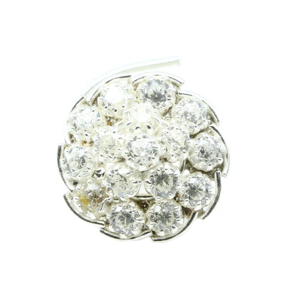 Daisy Cluster Silver women Nose Piercing