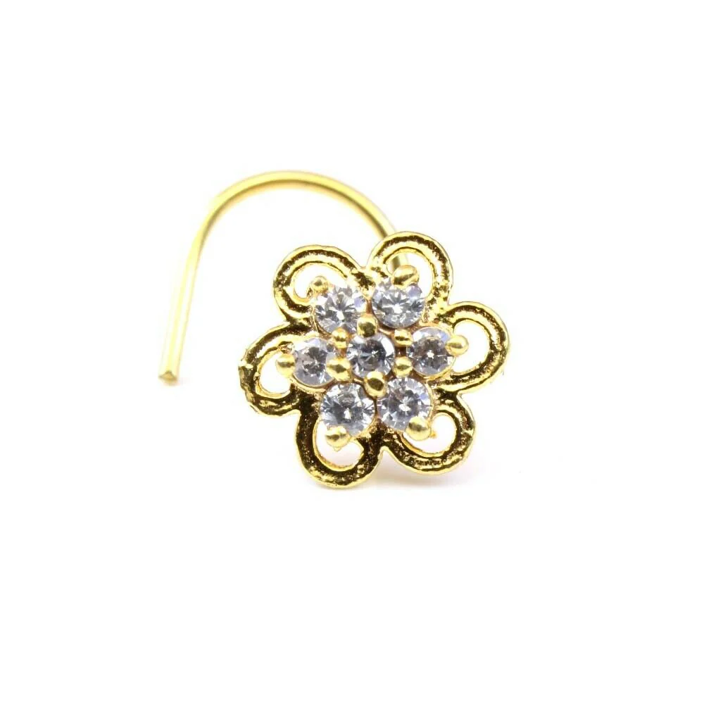 Daisy twinkle bloom nose stud/pin - Image 2