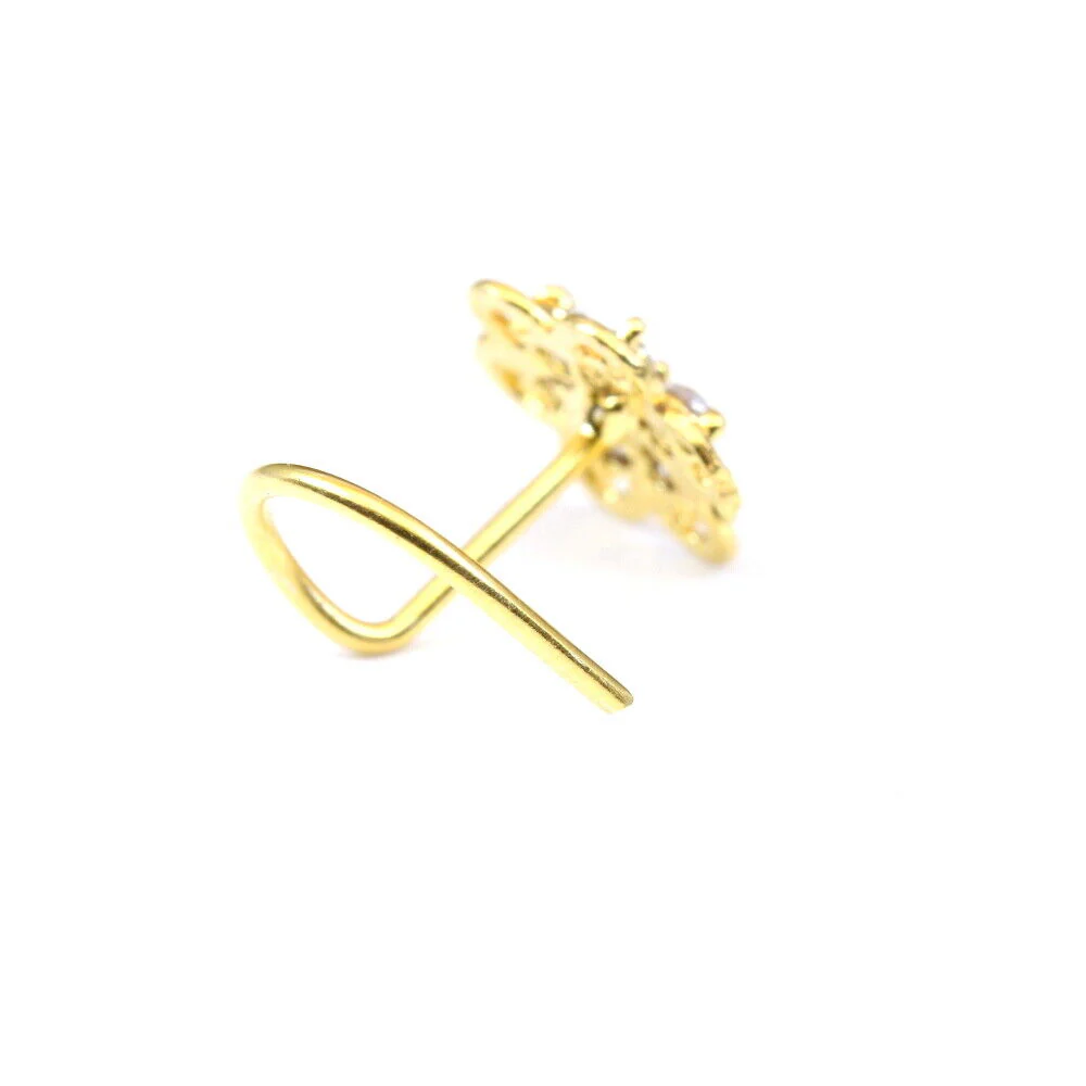 Daisy twinkle bloom nose stud/pin - Image 3