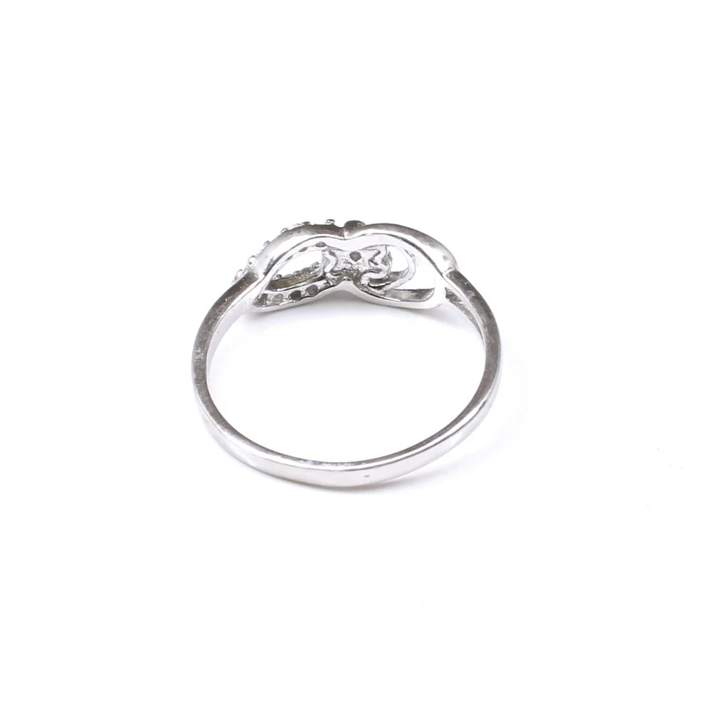 Designer 925 Sterling Silver White CZ Ring - Image 3
