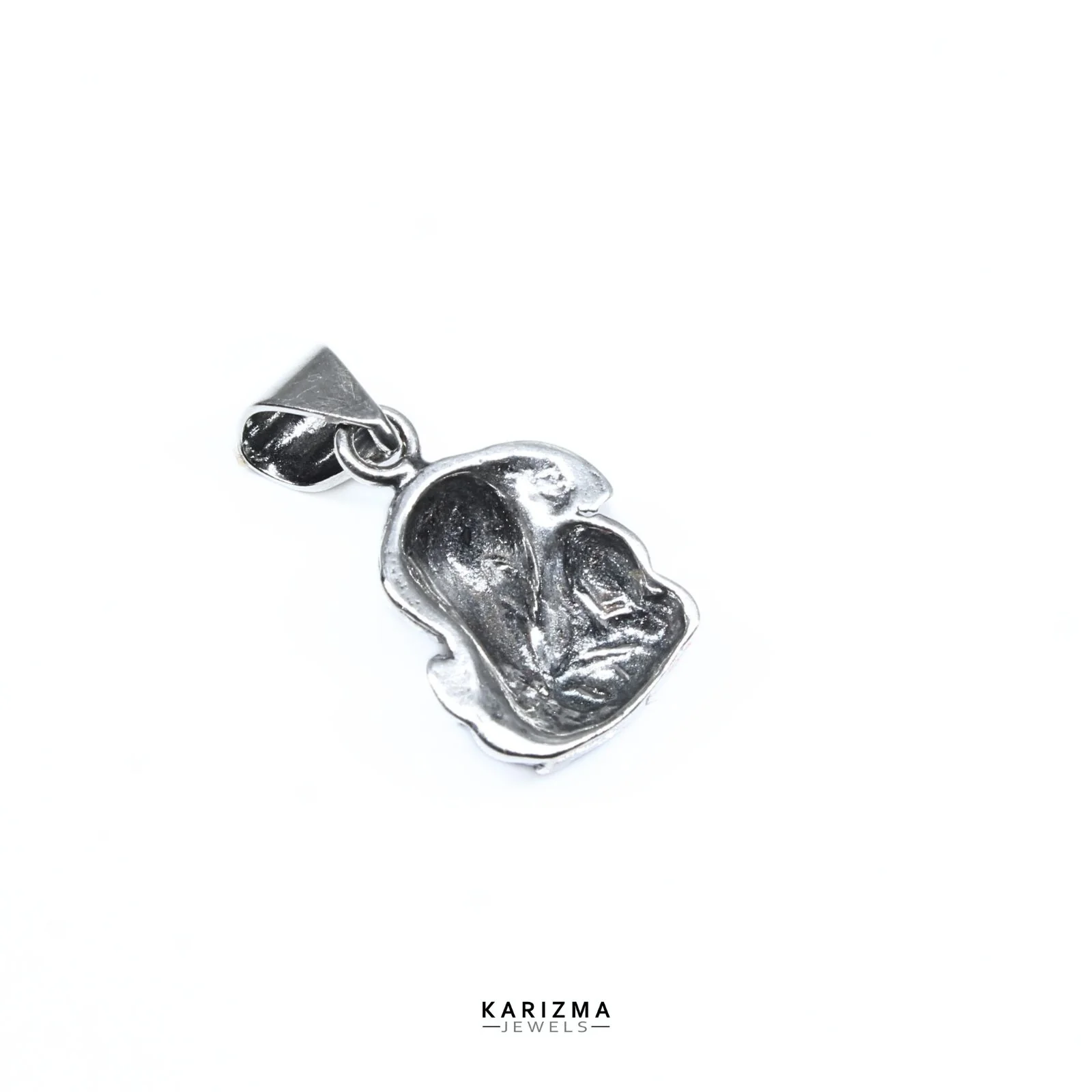 Divine Pendant 925 Sterling Silver Oxidized Small Lord Ganesha Pendant - Image 5