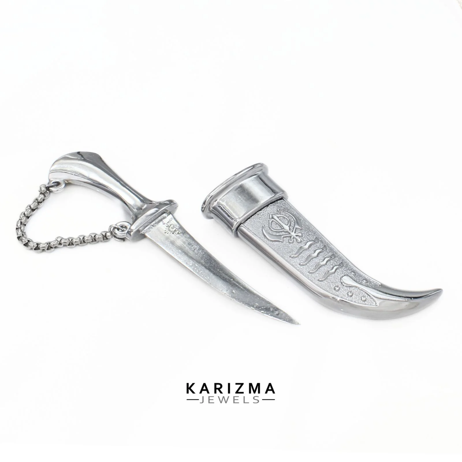 Elegant stylish steel sikh kirpan Siri Sahib taksali Singh Religious GIFT Steel - Image 3