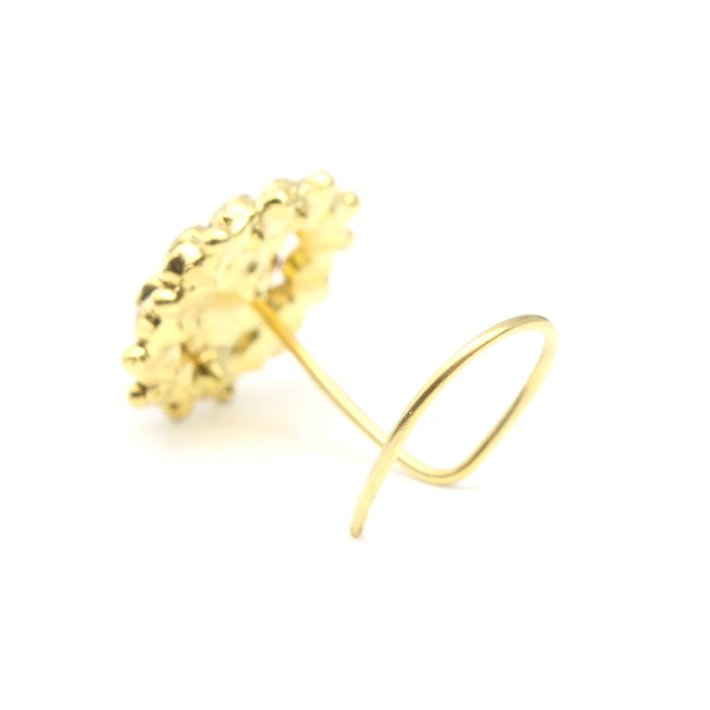 Ethnic wedding l bend nose pin - Image 3