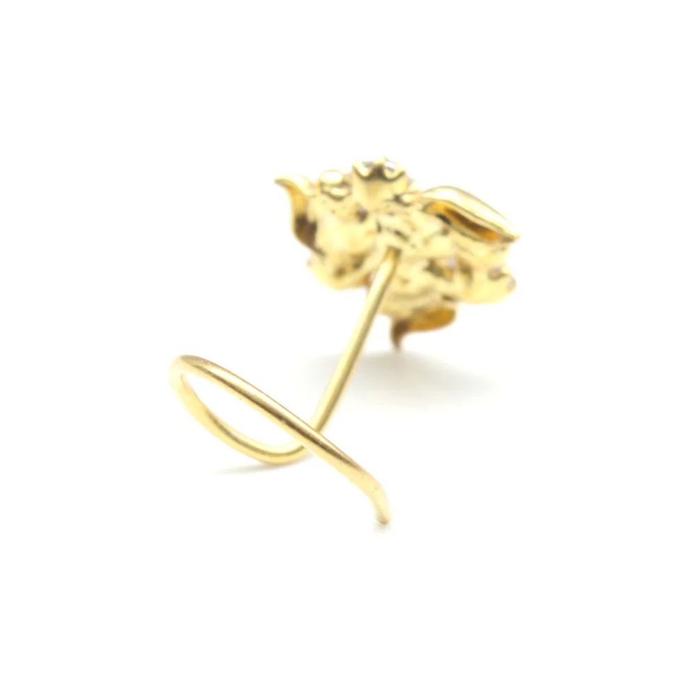 Floral cluster design nose pin - Image 11
