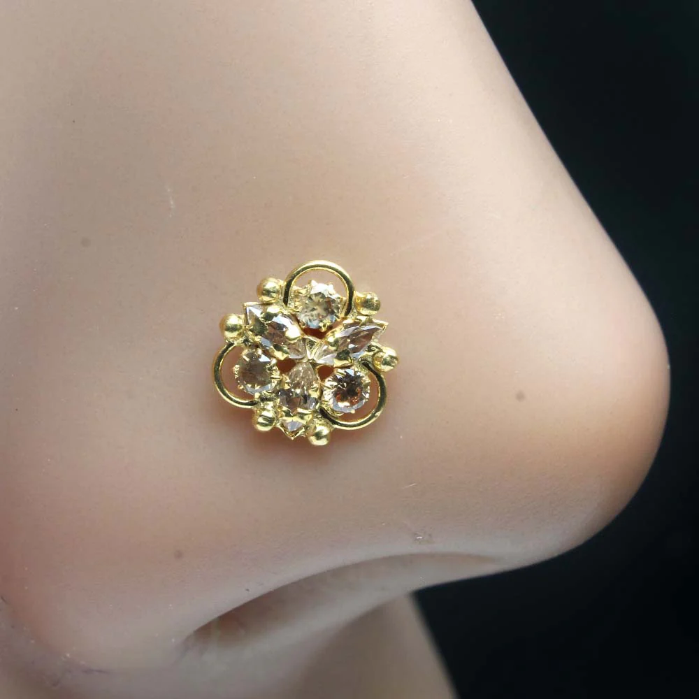 Floral Mandala Blossom nose pin - Image 10