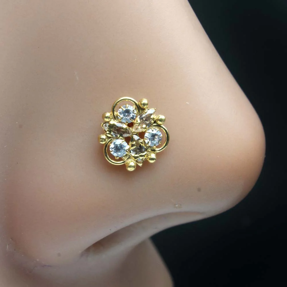 Floral Mandala Blossom nose pin - Image 12
