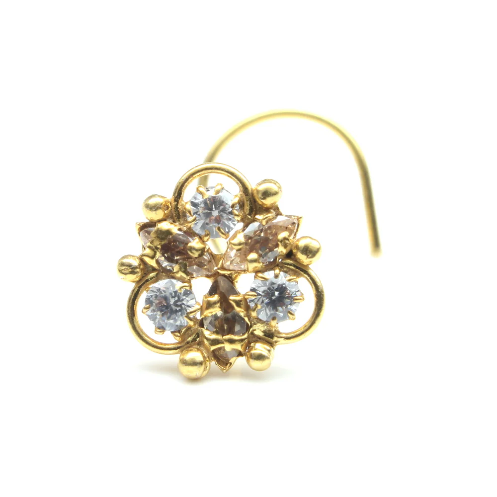 Floral Mandala Blossom nose pin - Image 13