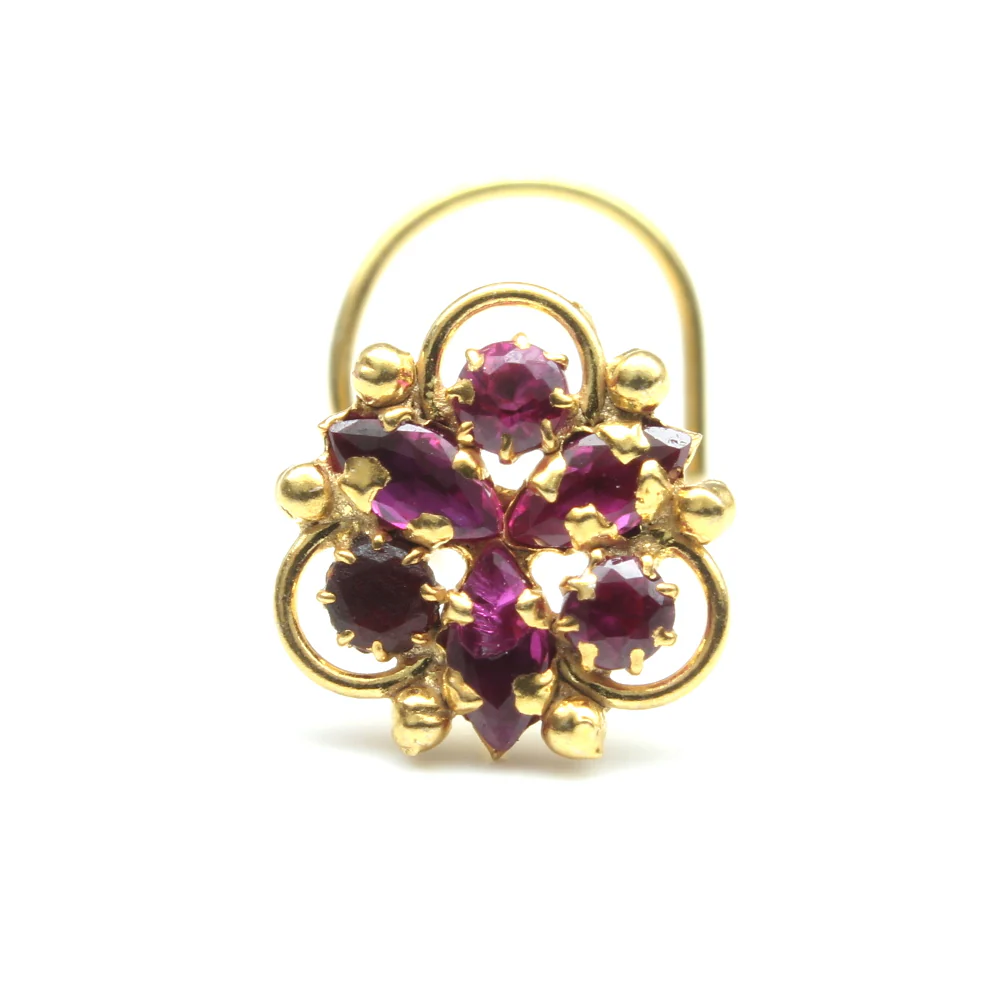 Floral Mandala Blossom nose pin - Image 15