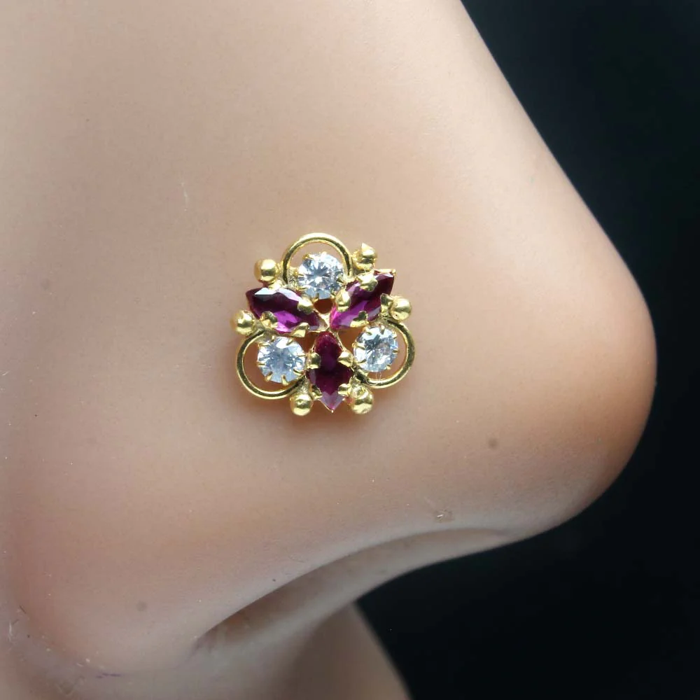 Floral Mandala Blossom nose pin - Image 16