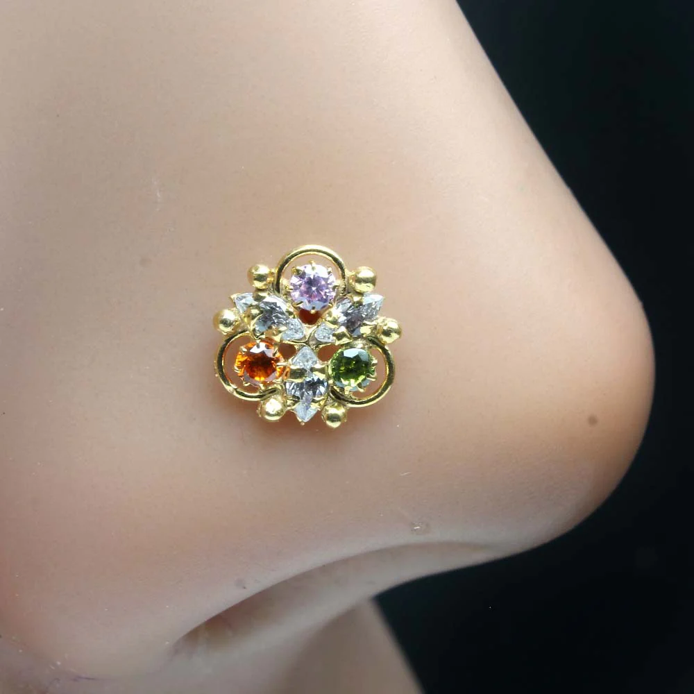 Floral Mandala Blossom nose pin - Image 18