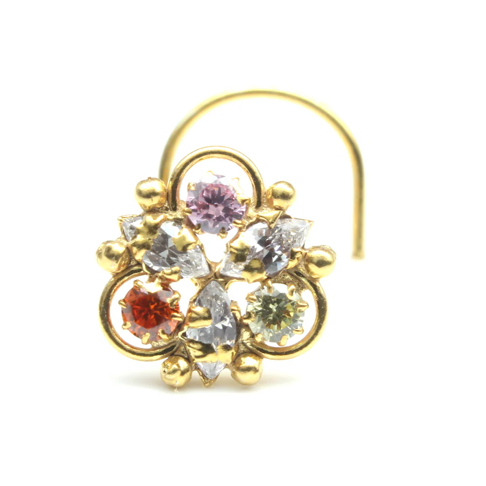 Floral Mandala Blossom nose pin - Image 19
