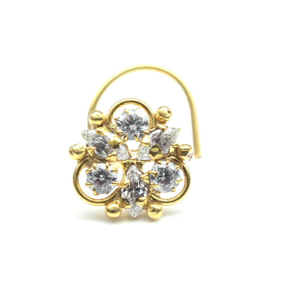 Floral Mandala Blossom nose pin - Image 3