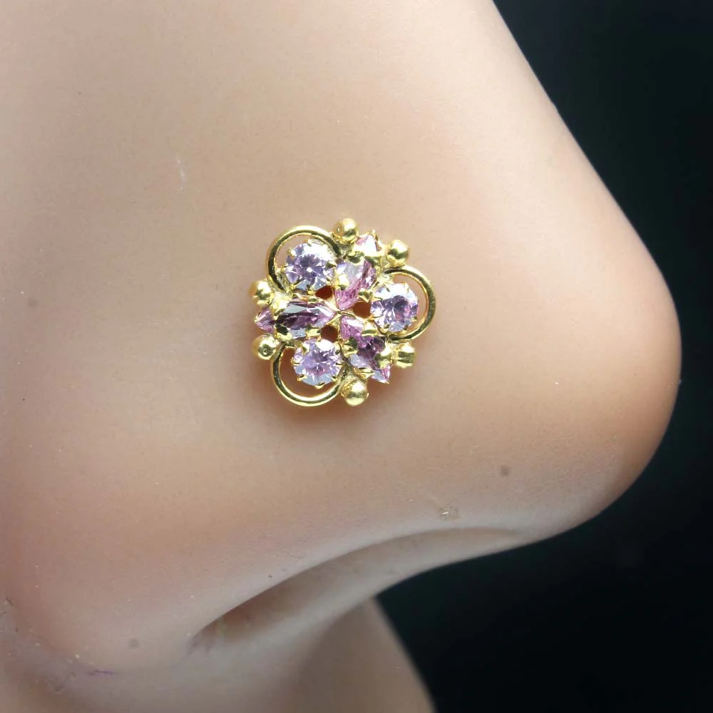 Floral Mandala Blossom nose pin - Image 4