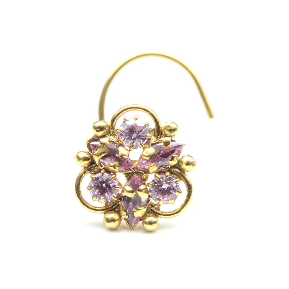 Floral Mandala Blossom nose pin - Image 5