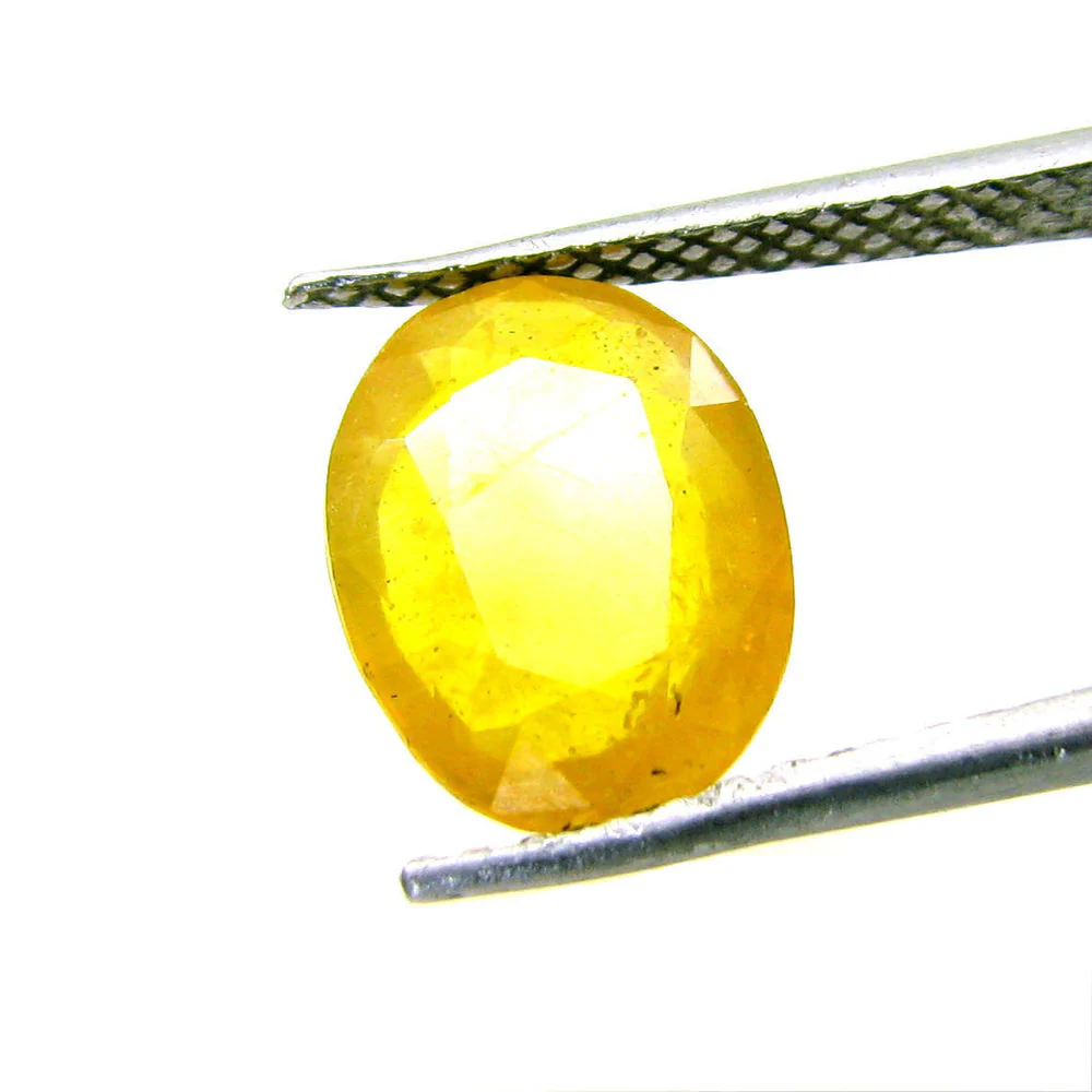 Genuine 3.4Ct Natural Yellow Sapphir Gemstone - Image 2