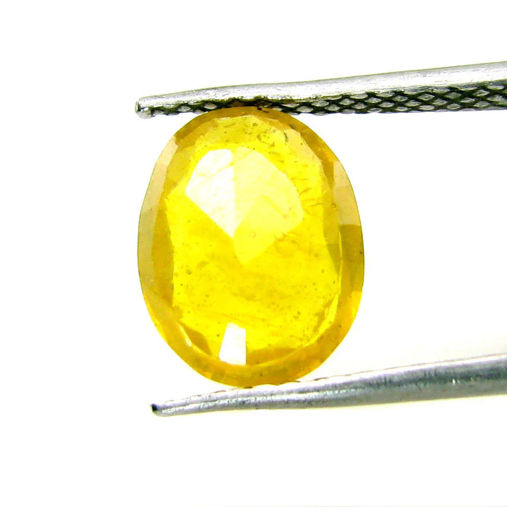 Genuine 3.4Ct Natural Yellow Sapphir Gemstone - Image 3