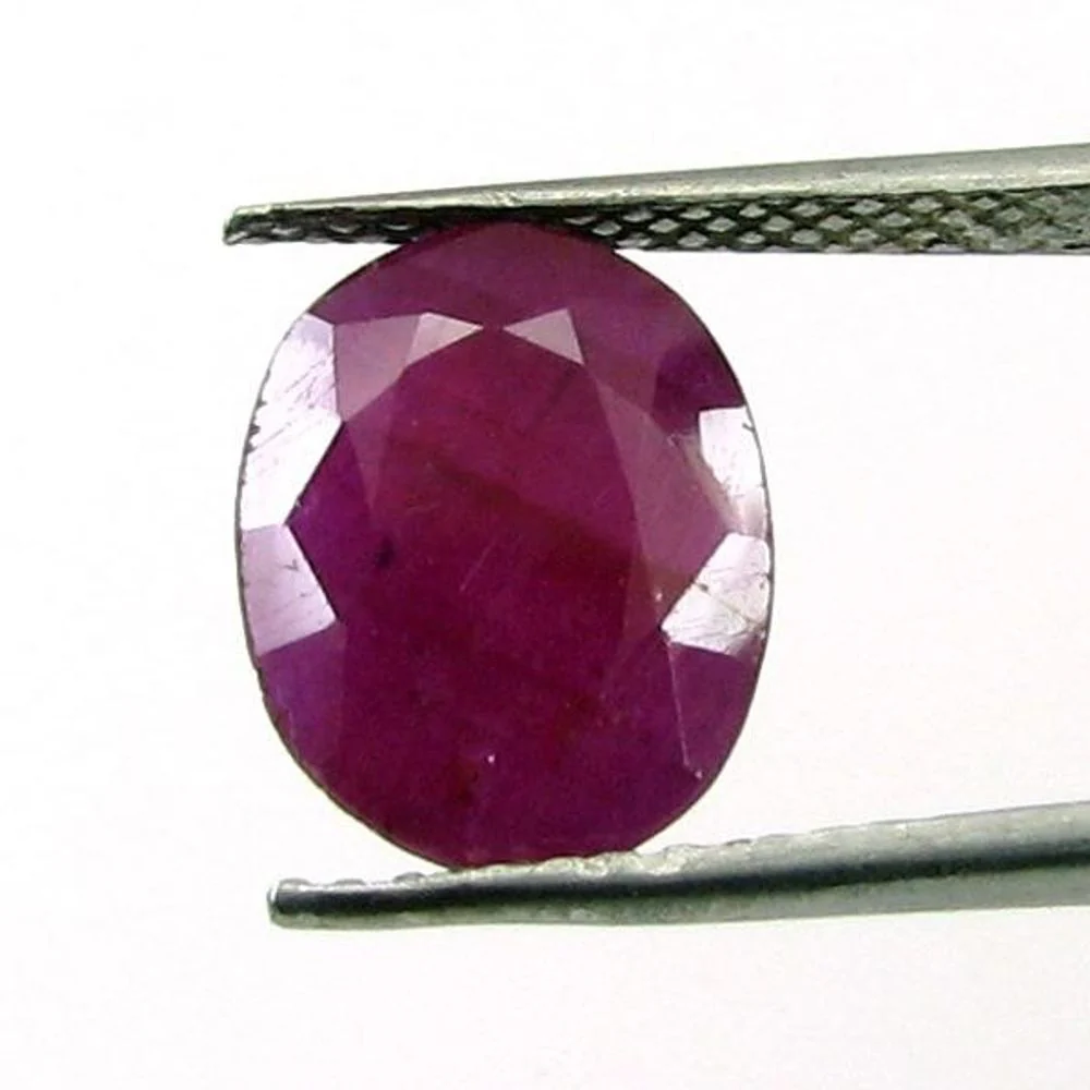 Genuine 5.2Ct Natural Ruby (Manik) Oval Cut Gemstone - Image 2