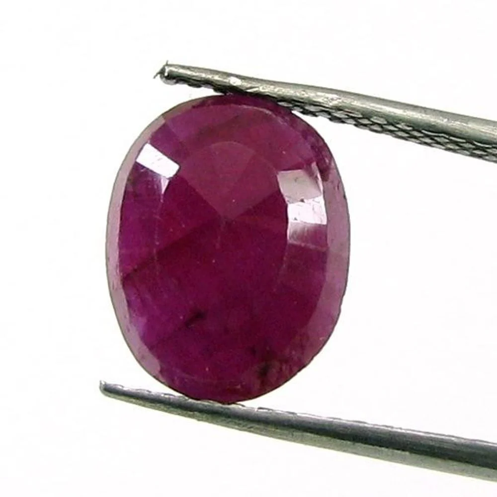 Genuine 5.2Ct Natural Ruby (Manik) Oval Cut Gemstone - Image 3