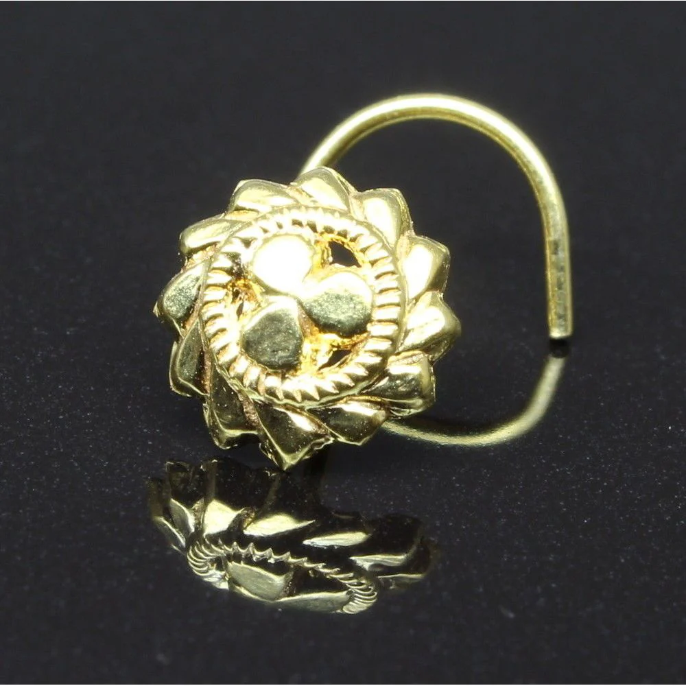 Gold plated Sunshine Nose Stud - Image 3