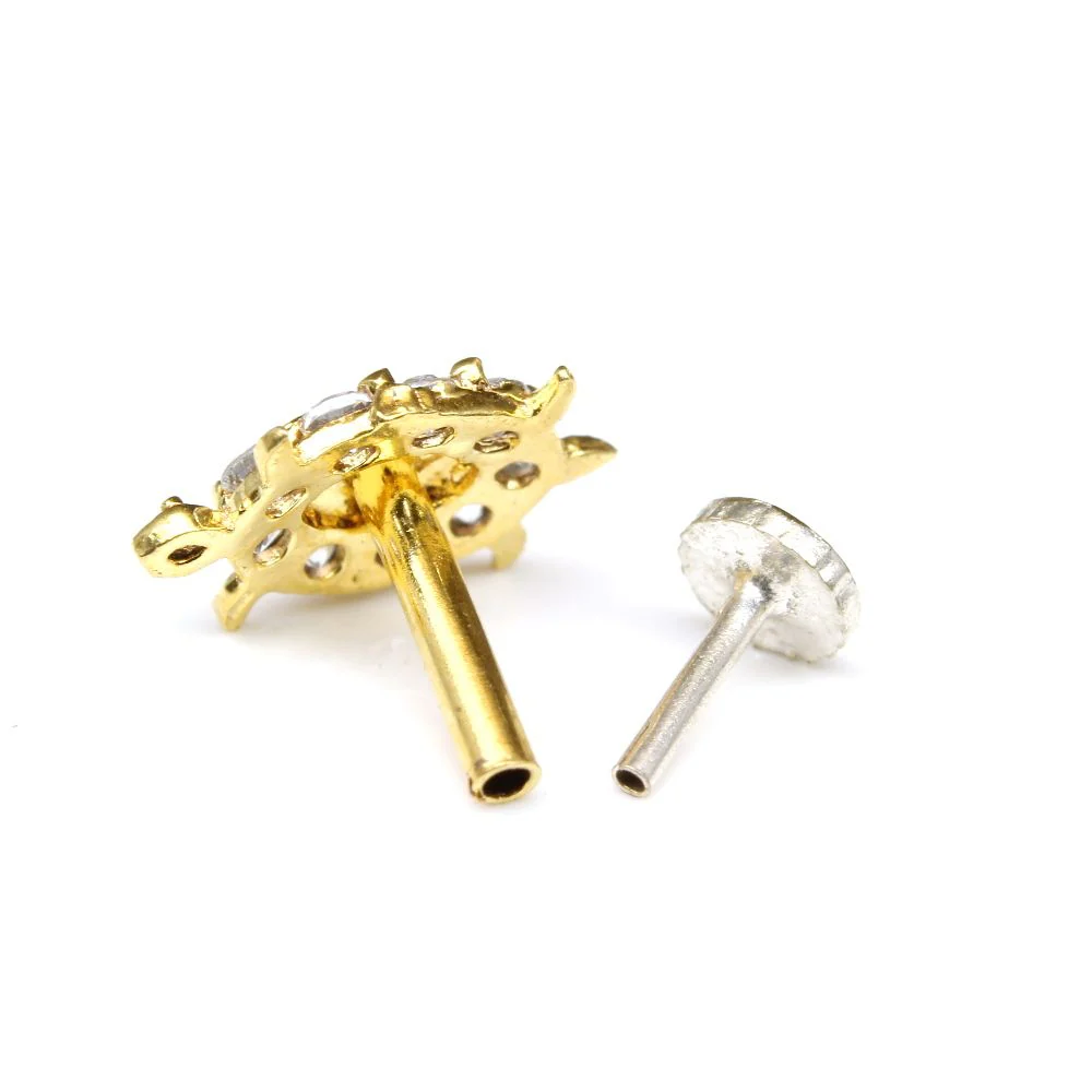 Gold plating tortoise nose pin - Image 3