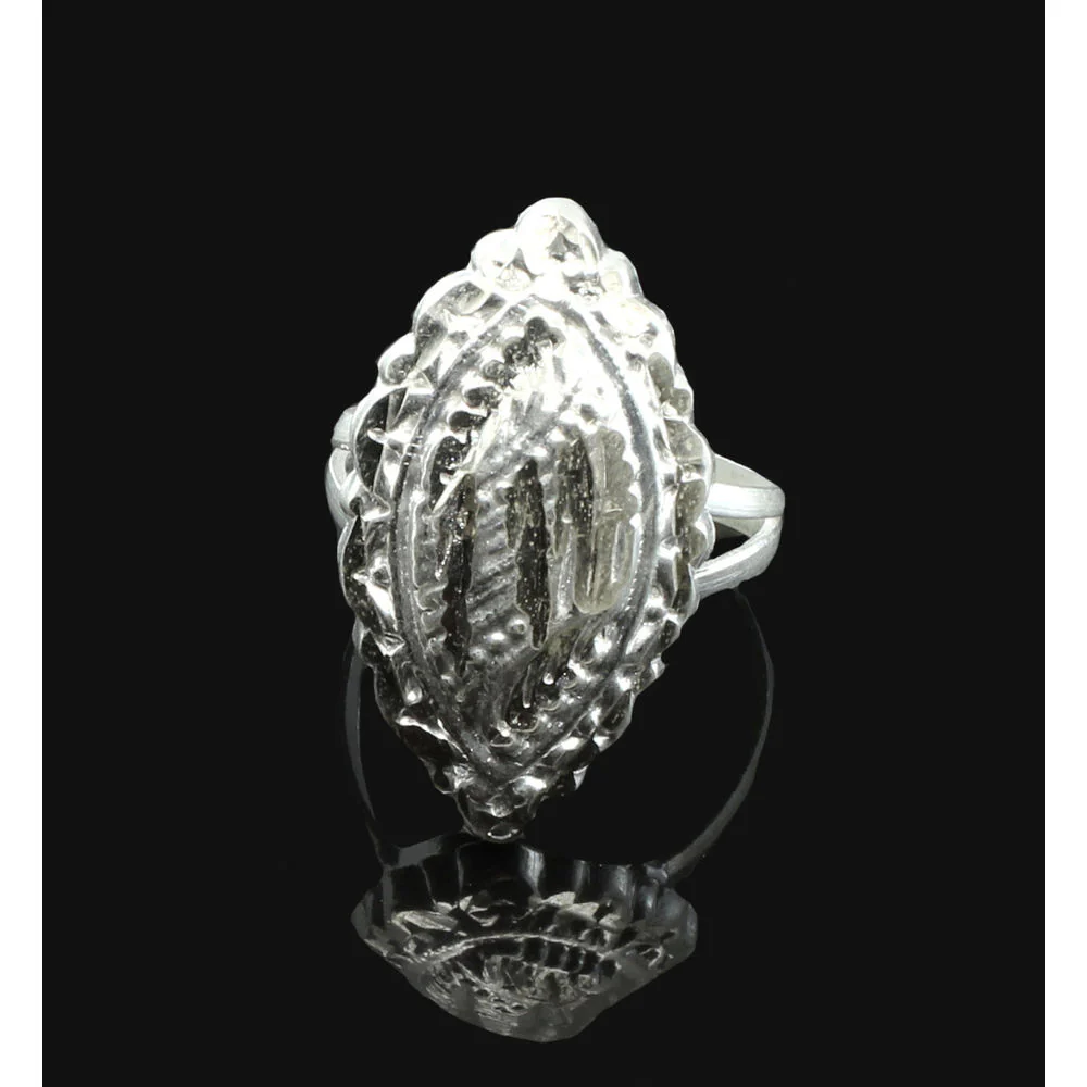 Handcrafted Ethnic Ship Design Sterling Silver Ring