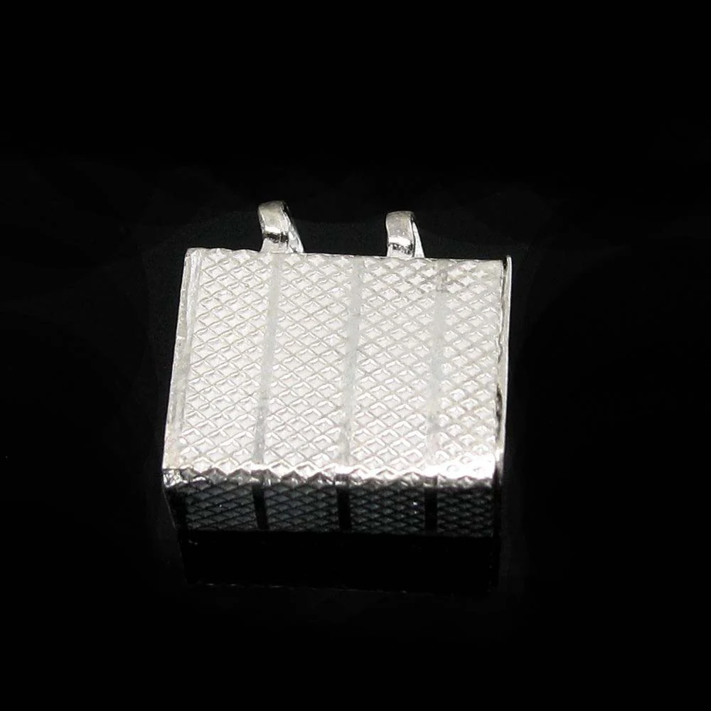 Handcrafted Silver Locket Pendant Container (Open able) - Image 2