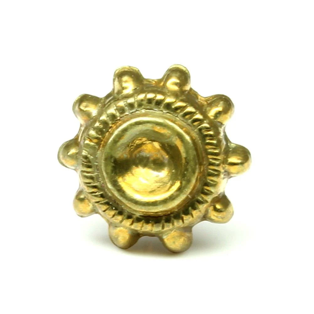 Indian sun floral nose push pin - Image 2