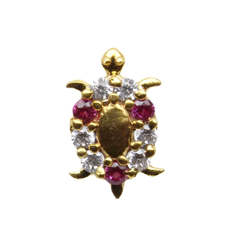 Indian Turtle nose ring/stud