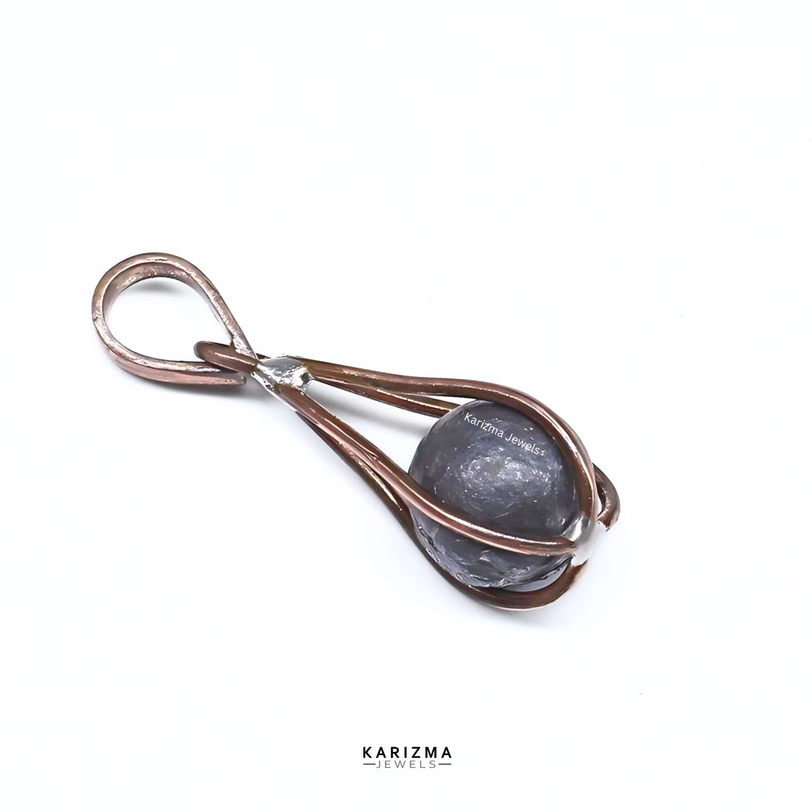 Karizma Jewels Ranga Goli Lead Ball copper cage Pendant for Lal Kitab Remedy - Image 2