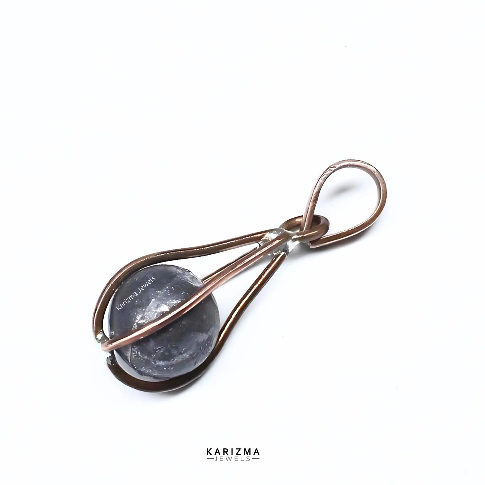 Karizma Jewels Ranga Goli Lead Ball copper cage Pendant for Lal Kitab Remedy - Image 3
