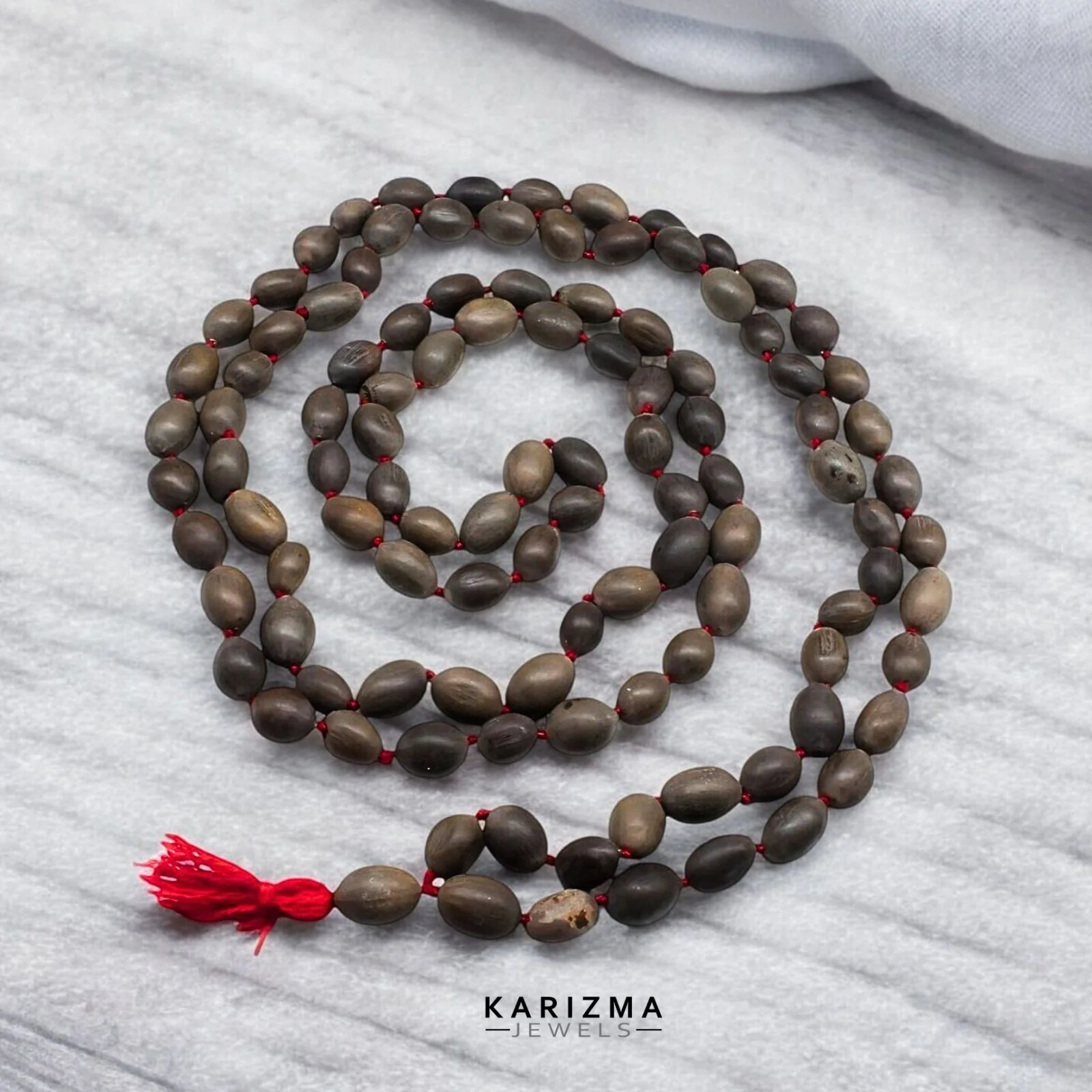 Lakshmi Pooja Kamal Gatta Mala 108+1 – Natural Lotus Seed Japa Beads - Image 3