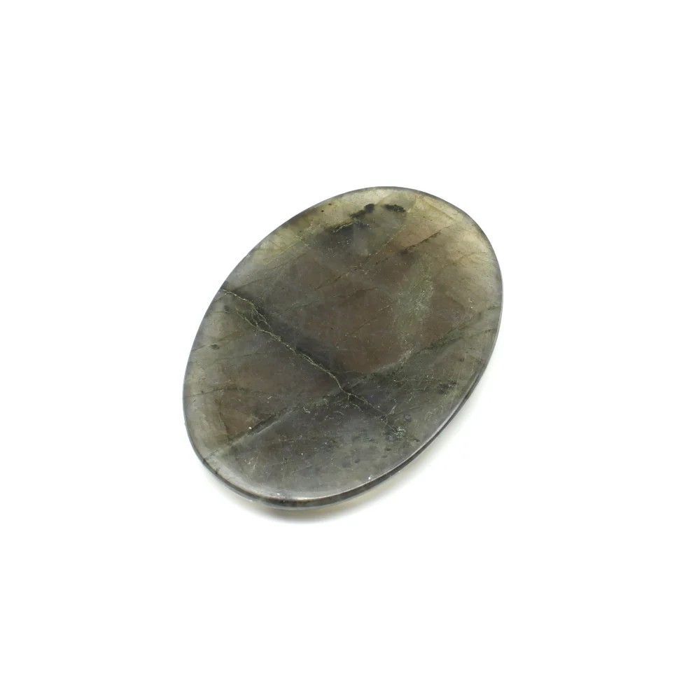 Large 60.6ct Labradorite oval – Natural Color Play - Image 4