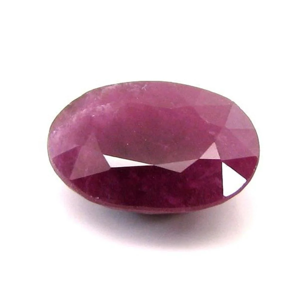 Lustrous 5.6Ct Natural Ruby (Manik) Oval Gemstone