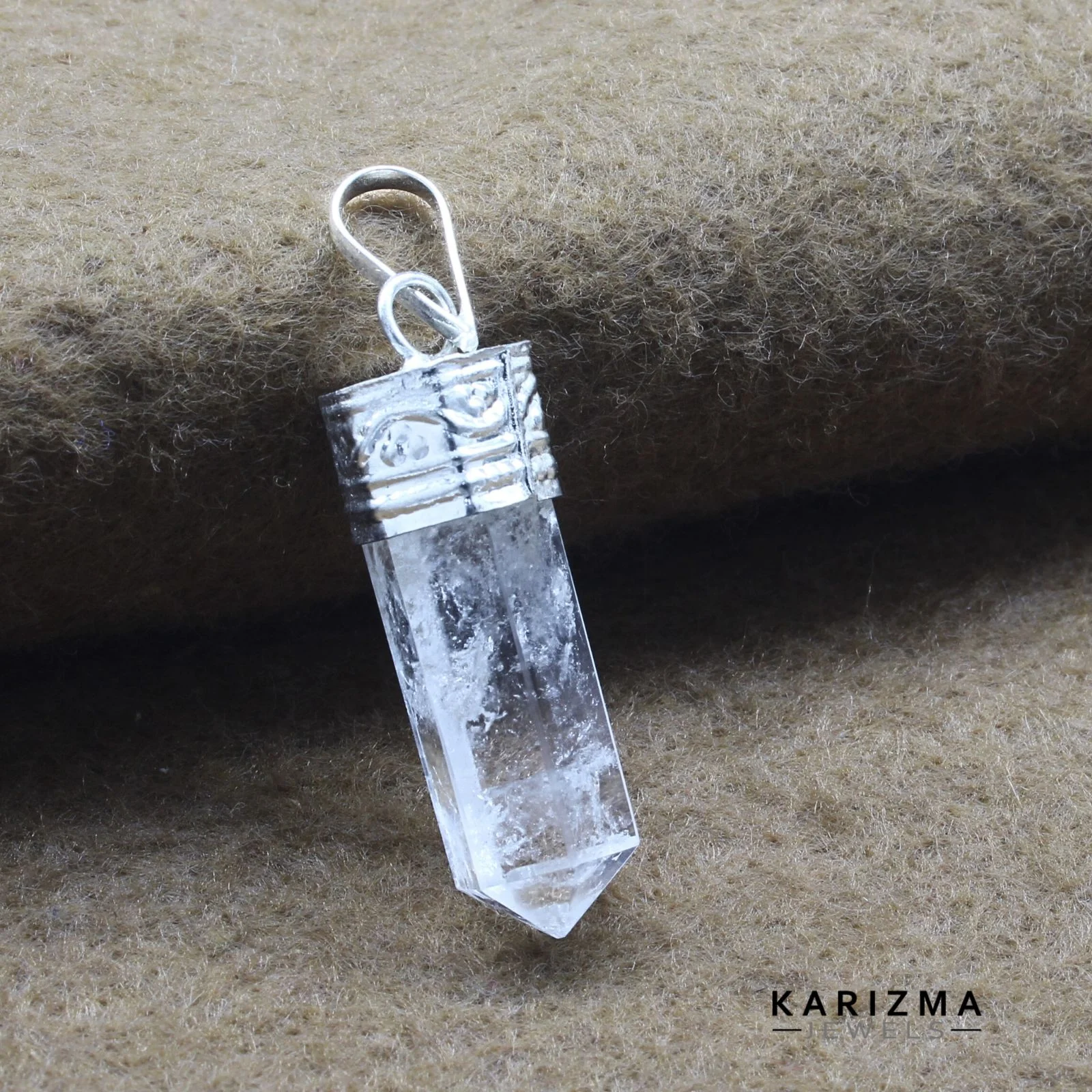 Natural Quartz Clear Energy Pendant