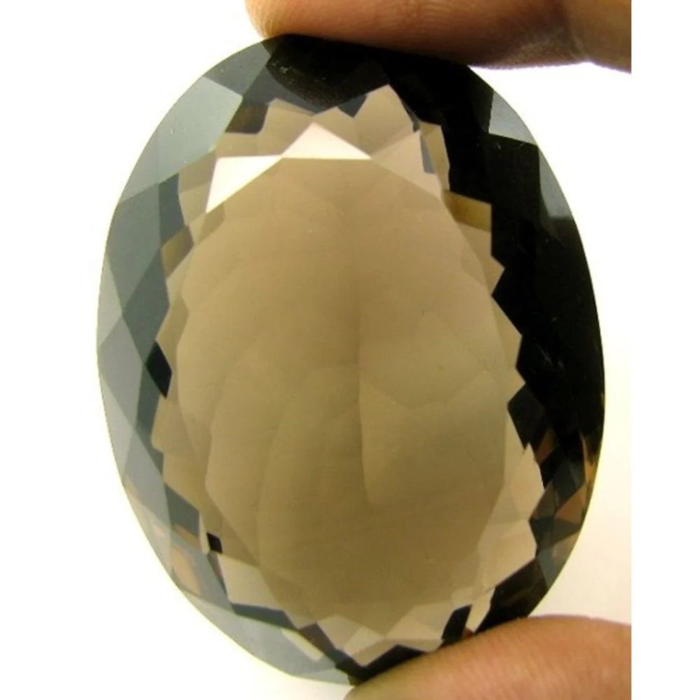Natural Smoky Quartz – Elegant Dark Brown Sparkling Loose Gem 260 Carat