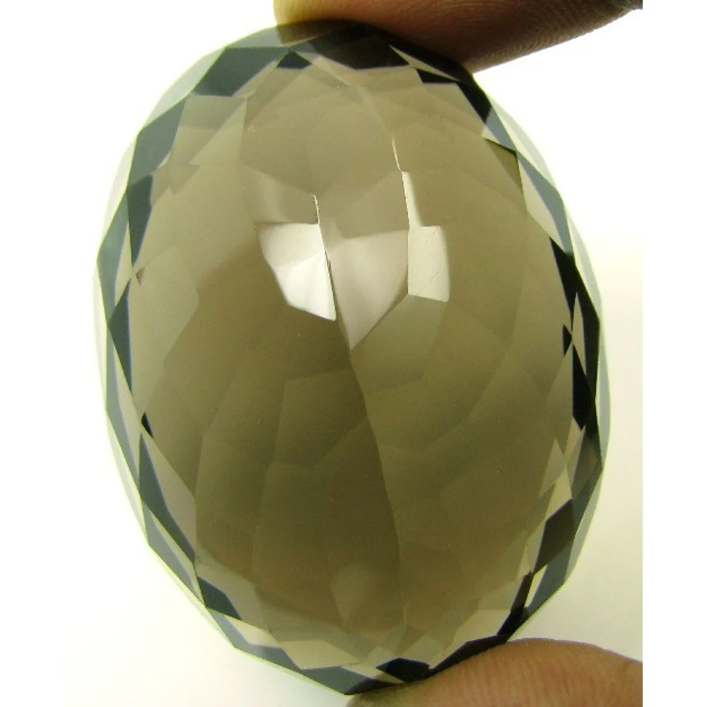 Natural Smoky Quartz – Elegant Dark Brown Sparkling Loose Gem 260 Carat - Image 3