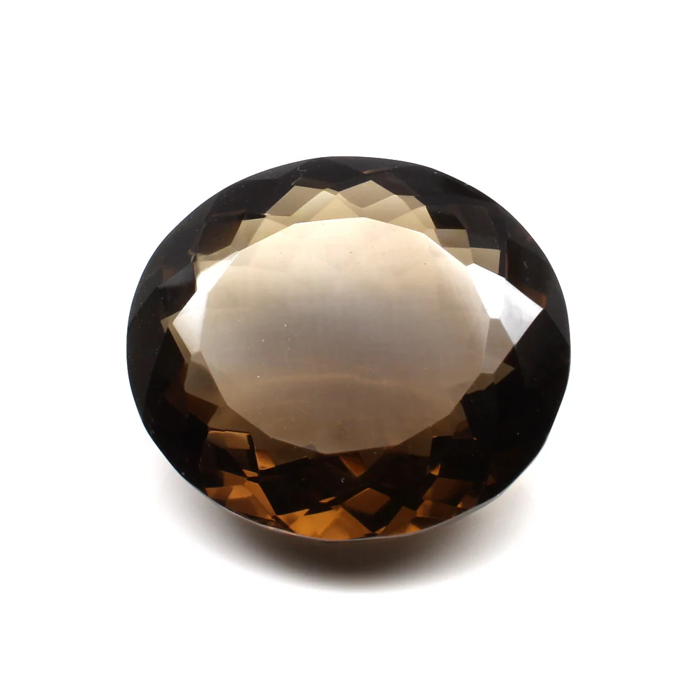 Natural Smoky Quartz Oval Faceted Loose Gemstone for Jewelry - 143.9 Carat