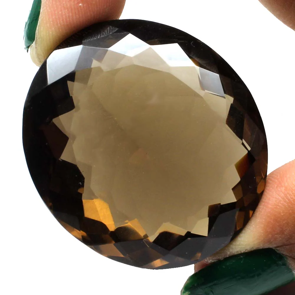 Natural Smoky Quartz Oval Faceted Loose Gemstone for Jewelry - 143.9 Carat - Image 2