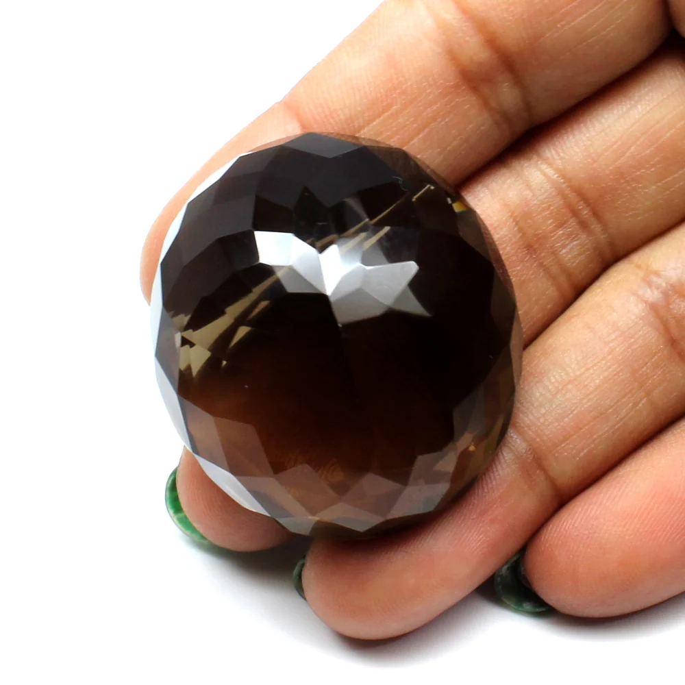 Natural Smoky Quartz Oval Faceted Loose Gemstone for Jewelry - 143.9 Carat - Image 3