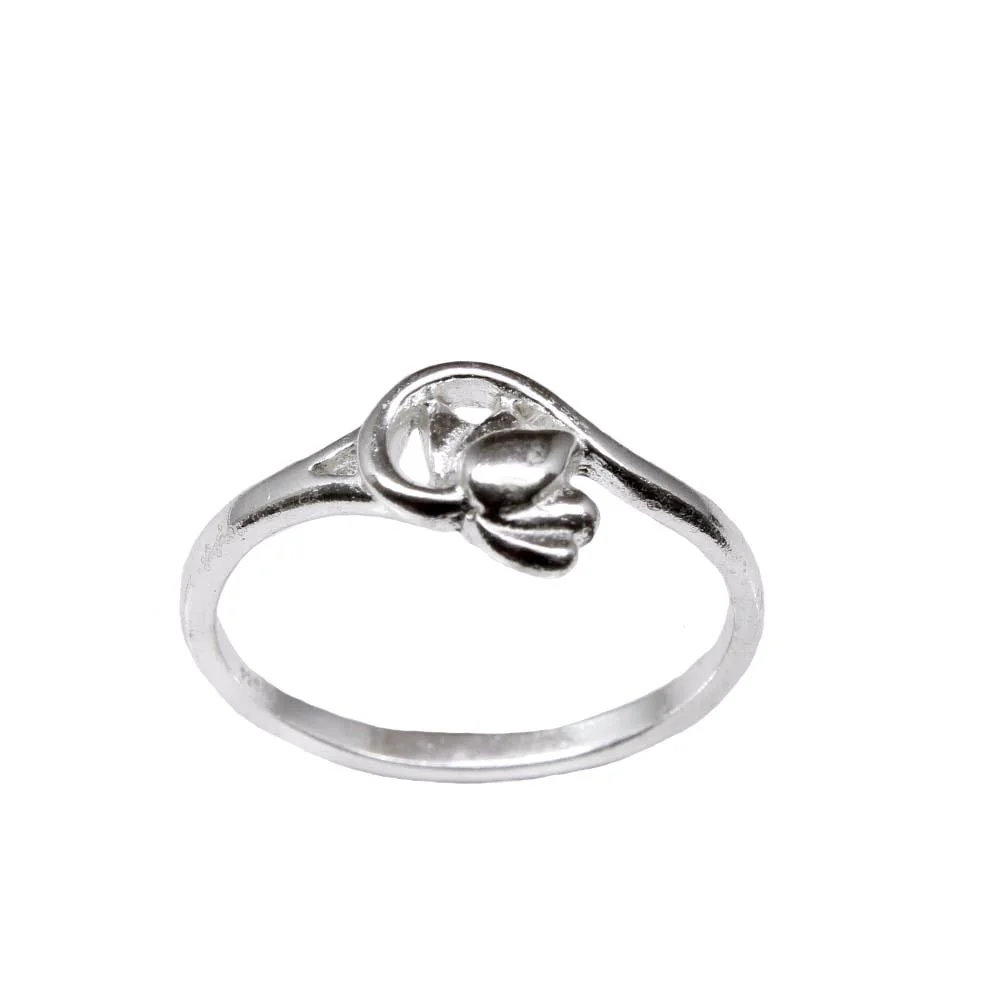 Premium 925 Silver Lotus Inspired Ring - Image 2