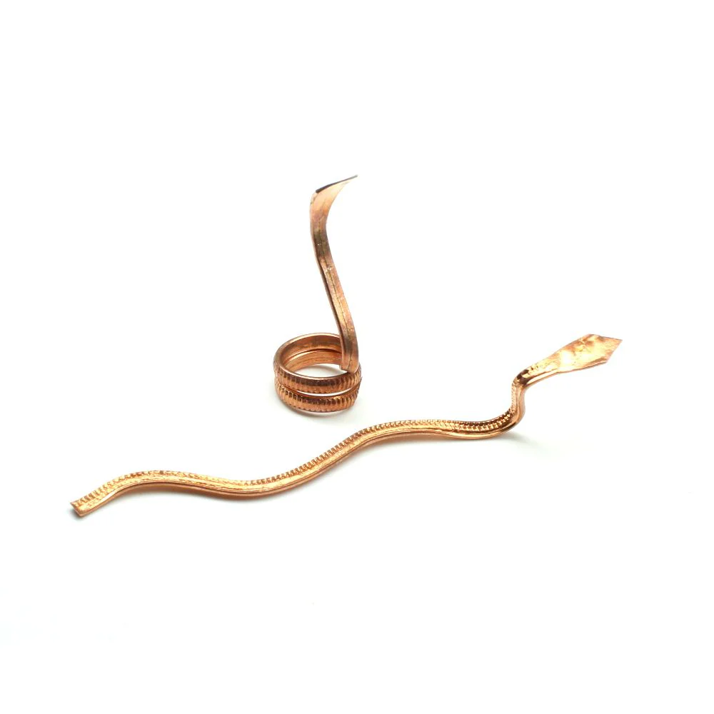 Pure Copper Nag Nagin joda pair for Snake nag dosh remedies & pooja