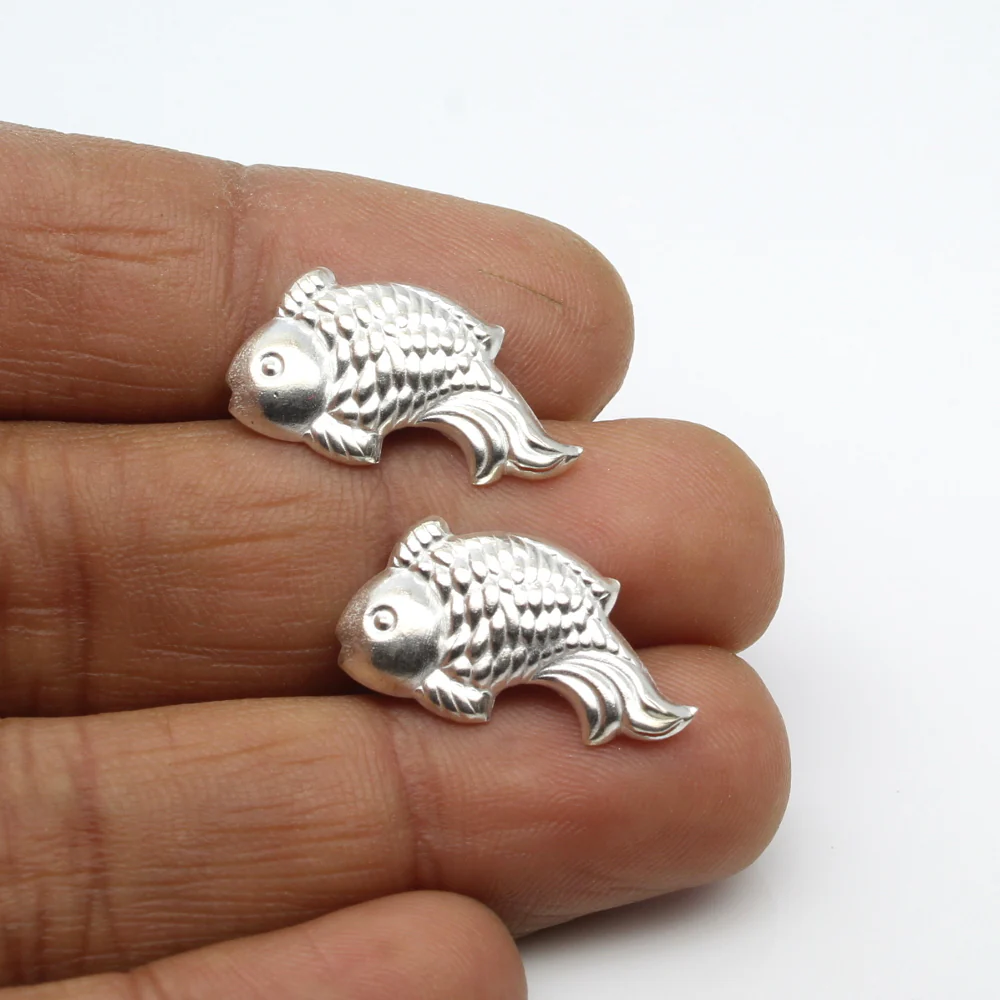 925 Pure Silver Fish for Lal kitab red book and astrological remedies - Image 6