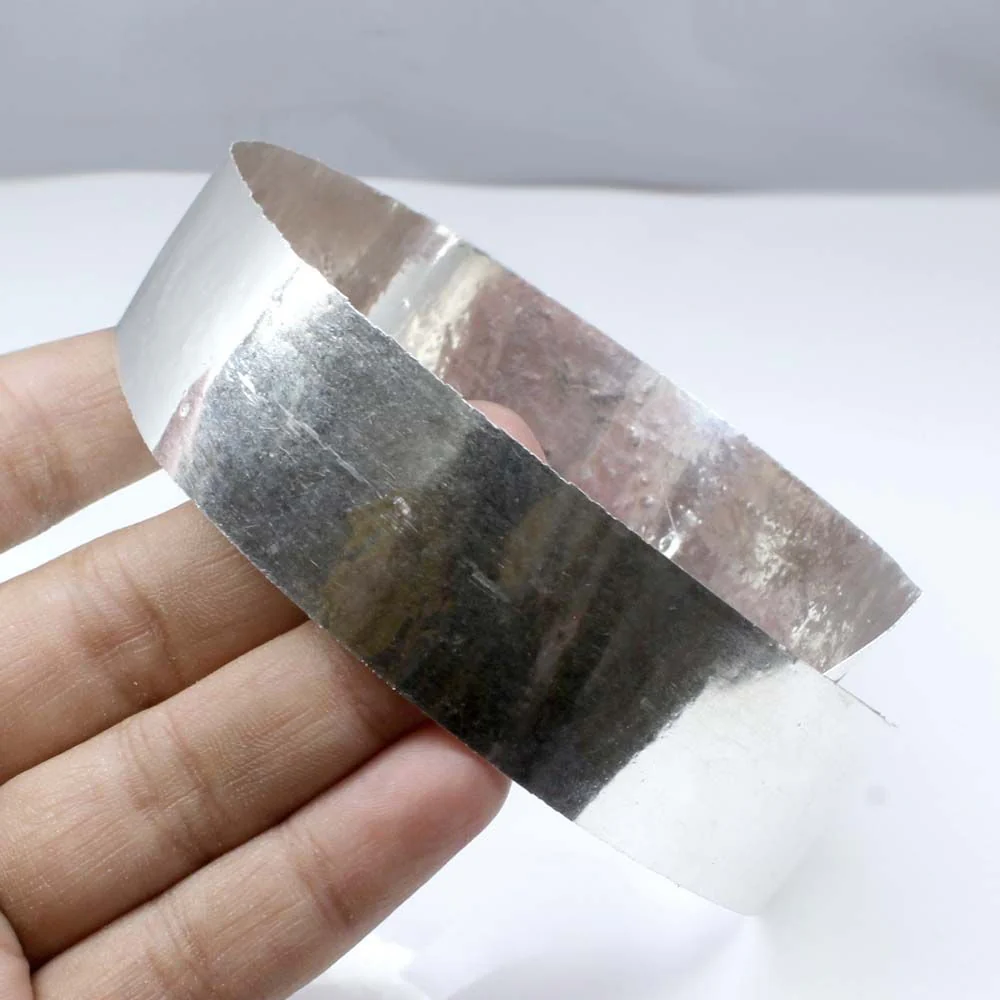 Pure silver strip chandi ki patti 1 inch wide for Astrology and red book remedy - Image 3
