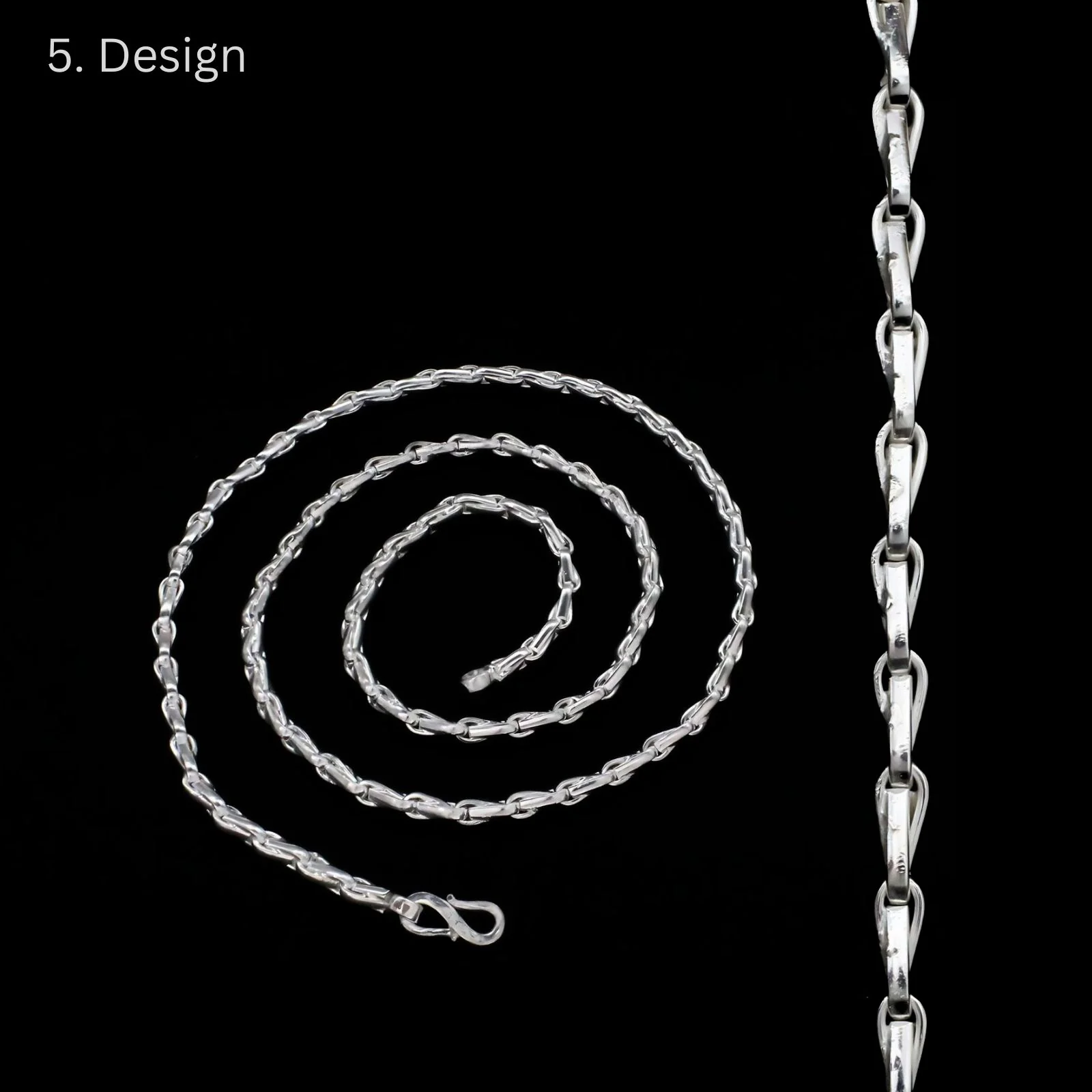 Pure Silver Unisex Neck Chain in 999 Silver - Image 7