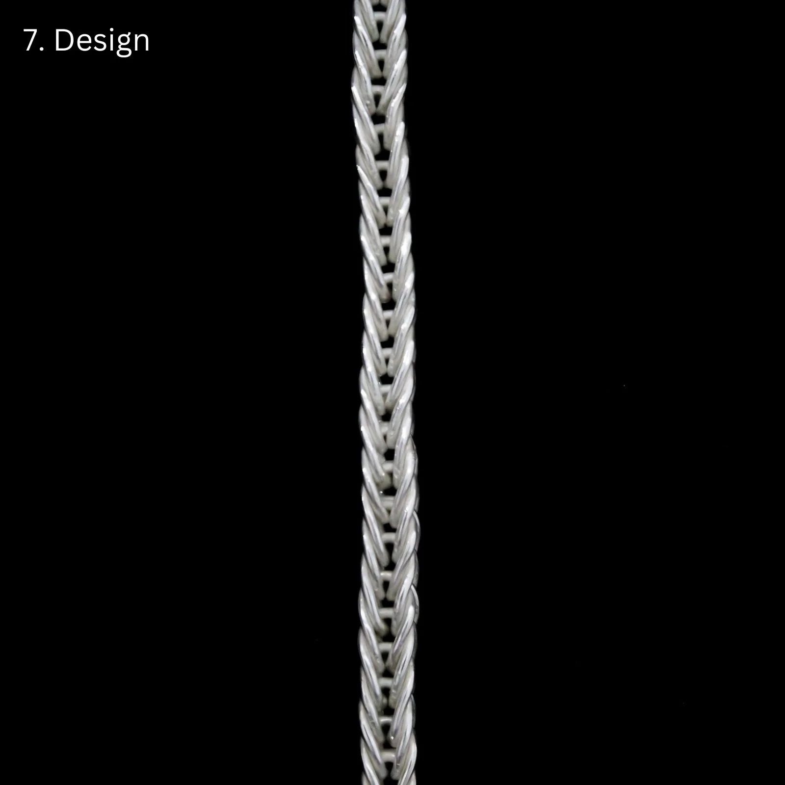 Pure Silver Unisex Neck Chain in 999 Silver - Image 9