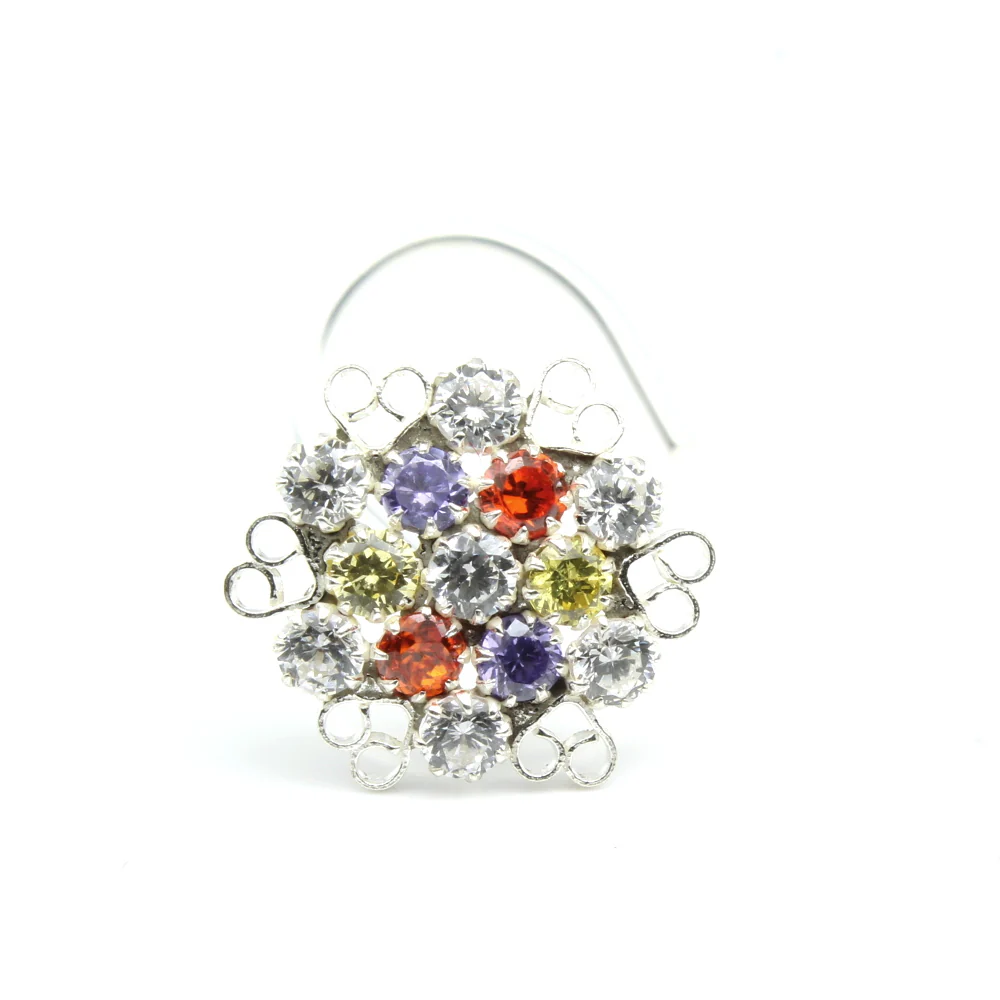 Twisted Style for Pirced Nose - 925 Sterling - Image 2